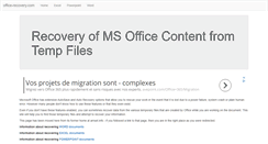 Desktop Screenshot of office-recovery.com